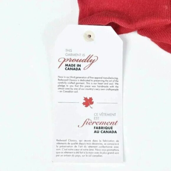 Handmade NWT Redwood Classics Wool Cotton Red Pink Winter Mittens Gloves‎ - Picture 3 of 3